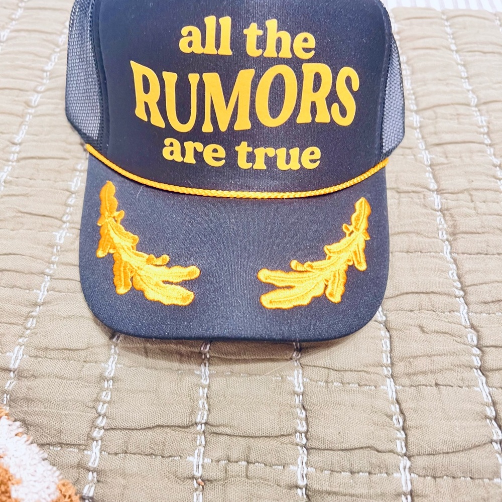 OTTO Black and Yellow Embroidered Cap